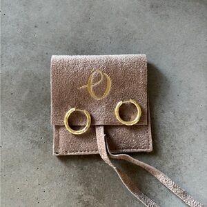 Octavia Elizabeth Leslie Hoops 18k Gold Hoop Earrings